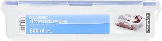 Picture of POJEMNIK DO YWNOCI CLASSIC HPL-816 20,5X13,4 CM 0,80 L. (PROSTOKTNY, PLASTIKOWY, ZAMYKANY HERM.)