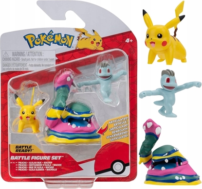 Attēls no Figurka Jazwares Pokemon: Battle Figure - Zestaw z 3 figurkami Pokemon (PKW3597)