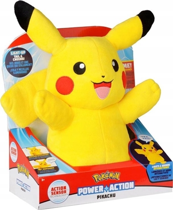 Picture of Pokemon POKEMON Power Action Pikachu Zabawka Interaktywna, pluszak, 25 cm
