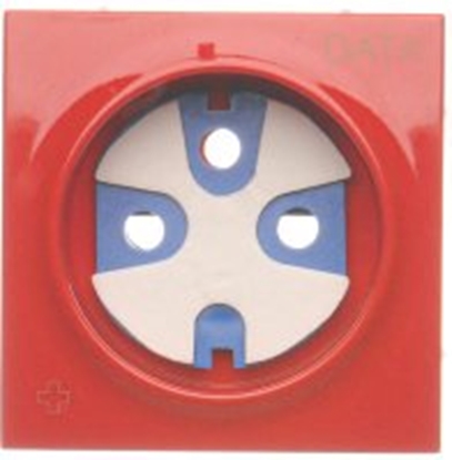 Picture of Pokrywa gniazda Kontakt Simon Simon 54 DGD1P/AB22 czerwona