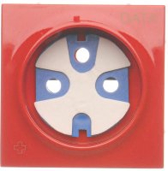 Picture of Pokrywa gniazda Kontakt Simon Simon 54 DGD1P/AB22 czerwona