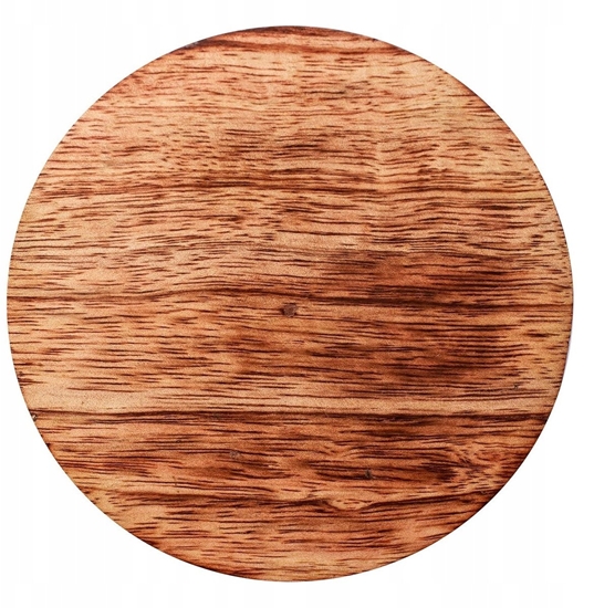 Изображение Pokrywka drewniana z uszczelk 80 mm, 3 szt