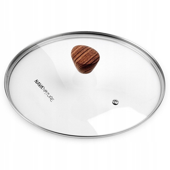 Изображение Pokrywka Szklana do Garnka Patelni aroodporna Okrga NAVA 26 cm