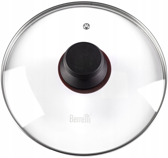 Picture of POKRYWKA SZKLANA Z GUMK 20CM BR-0824