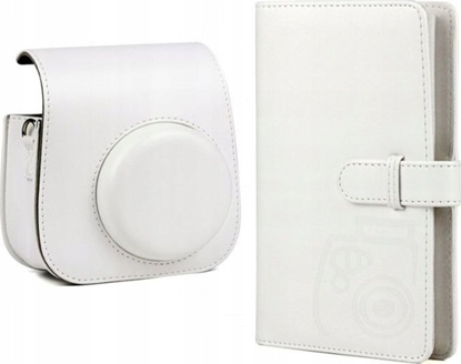 Attēls no Pokrowiec LoveInstant Zestaw 2w1 Futera Etui Do Fuji Instax Mini 11 + Album Biay