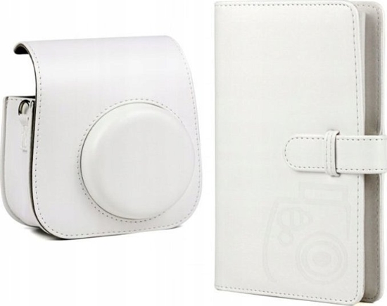 Picture of Pokrowiec LoveInstant Zestaw 2w1 Futera Etui Do Fuji Instax Mini 11 + Album Biay