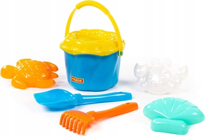 Изображение Polesie Polesie 93905 Zestaw do piasku Nr 663 Wiaderko + akcesoria