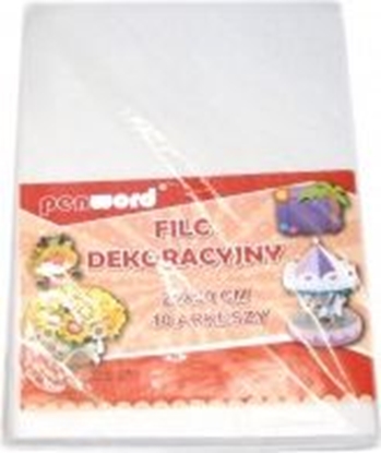 Изображение Polsirhurt Filc dekoracyjny biay 20x30 10szt.