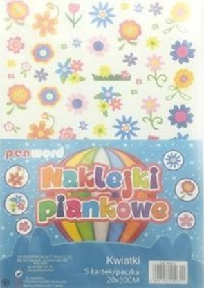 Изображение Polsirhurt Naklejki piankowe nps-2 kwiatki a"5