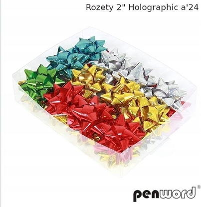 Изображение Polsirhurt Rozety holographic (24szt)