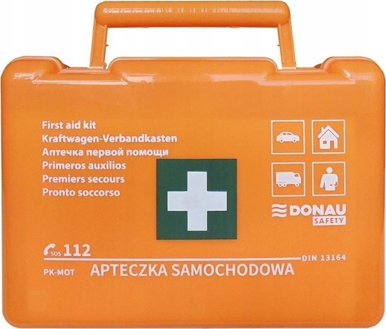 Picture of Polska Firma Apteczka samochodowa Donau Safety DIN 13164 w pudeku