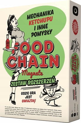 Attēls no Portal Games Dodatek do gry Food Chain Magnate: Mechanika Ketchupu i Inne Pomysy
