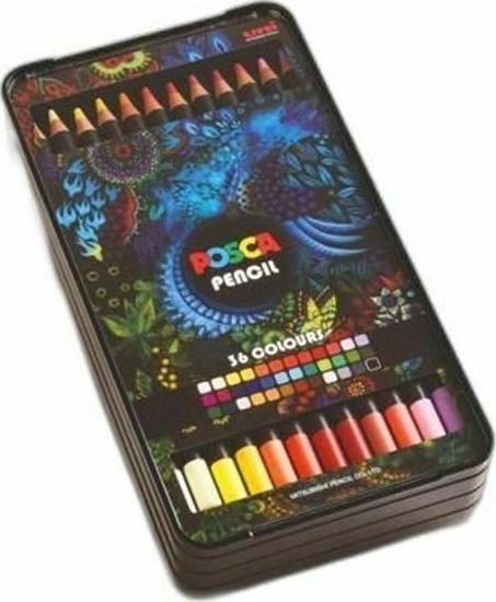 Picture of Posca Posca - Color Pencils - Bright and intense colors (36 pcs) (402005)