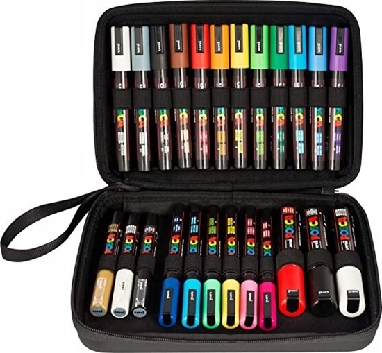 Picture of Posca POSCA Gift Case 24 ass. Various colors and line thicknesses