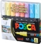Picture of Posca Posca - PC1MC - Extra Fine Bullet Tip Pen - Soft Colors, 8 pc /Arts and Crafts
