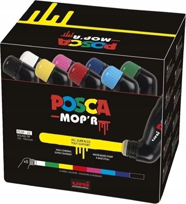 Picture of Posca POSCA MOP'R 8 ass. Farver