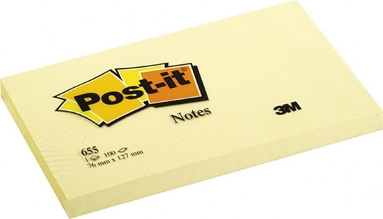Picture of Post-it BLOCZEK POST-IT ÓTY 76 X 127 MM 100 KARTEK SAMOPRZYLEPNY