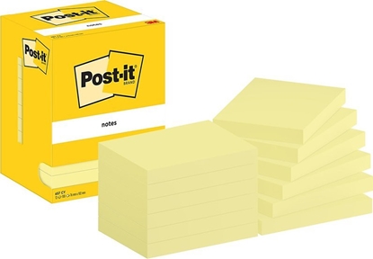 Picture of Post-it Karteczki samoprzylepne POST-IT® (657), 102x76mm, 12x100 kart., óte