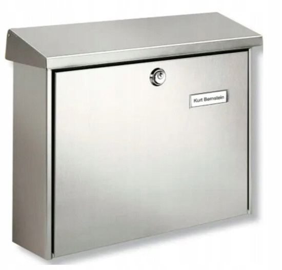 Picture of Postkasse Burg Wächter AMRUM 3867 NI Rustfrit stål Sølv Nøglelås