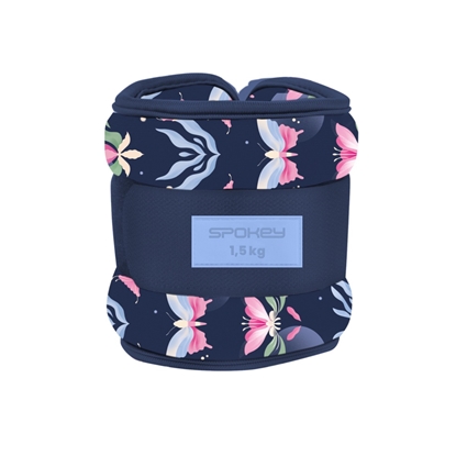 Attēls no Potīšu un plaukstas locītavu atsvari 2x 1,5 kg Spokey THE BLOOM FORM