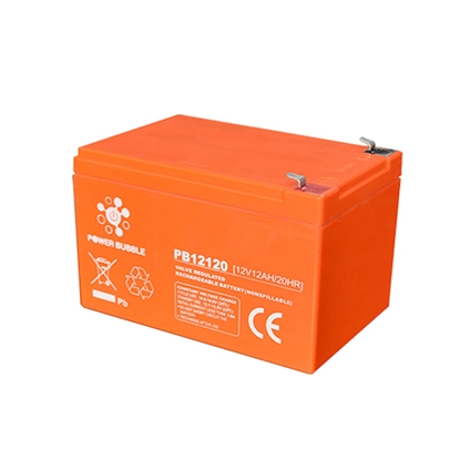 Attēls no Power Bubble PB1212 Li-Ion battery (AGM) 12V 12Ah (151 x 98 x 95 mm) 3.6kg Orange