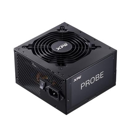 Attēls no Power Supply|ADATA|PROBE BRONZE Power Supply|600 Watts|Efficiency 80 PLUS BRONZE|PFC Active|MTBF 100000 hours|PROBE600B-BKCEU