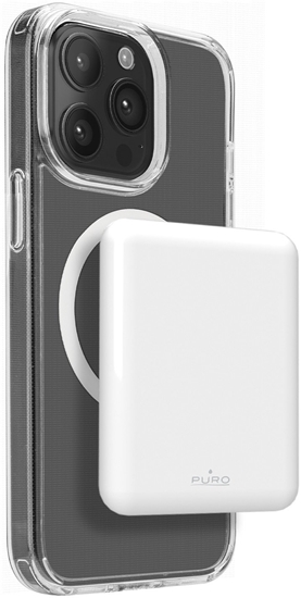 Picture of Powerbank Puro Power Mag 5000mAh z MagSafe USB-C - biay