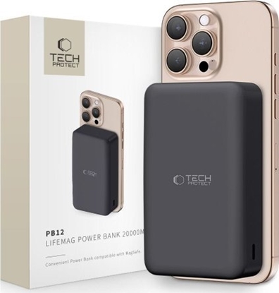 Attēls no Powerbank Tech-Protect PB12 LifeMag 20000mAh Czarny