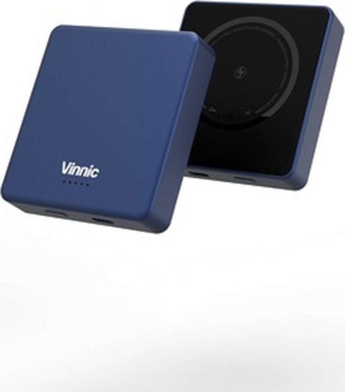 Picture of Powerbank Vinnic Vinnic MANA Magnetic Wireless Powerbank 8.000mAh, blue
