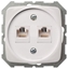 Picture of POWERP 2PLUGS PC UNFR KAT 5 WHITE