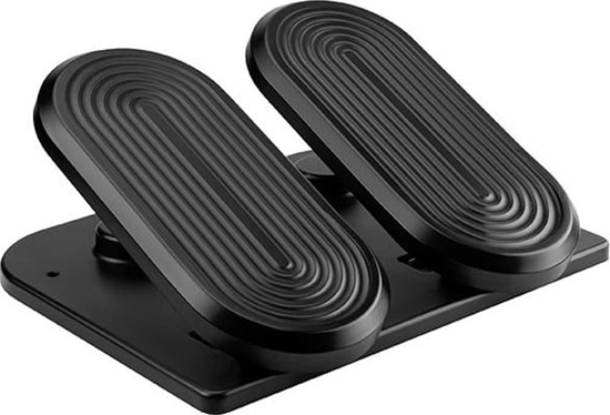 Picture of Powerton Podstawa ergonomiczna pod nogi, fitness stepper, czarny, stal, 20 kg nono, Powerton, strukturalna powierzchnia