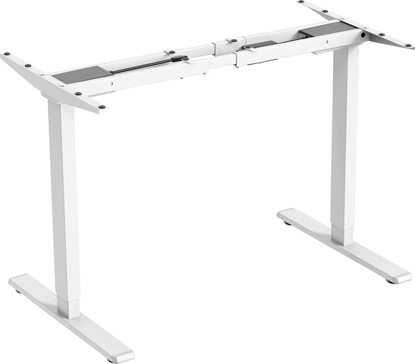 Attēls no Powerton Stela / podstawa biurka, elektycznie regulowany, regulacja rozstawu 500mm, system antykolizyjny, biay, 100 kg nono, Powerton
