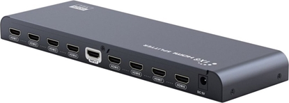 Изображение PremiumCord HDMI 2.0 splitter 1-8 porty 4K x 2K/60Hz FULL HD 3D czarny