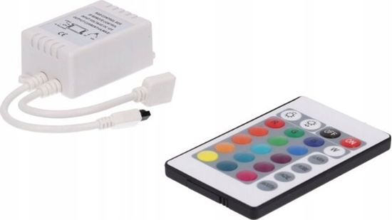 Picture of Prescot Sterownik do tam ledowych RGB Prescot z pilotem podczerwieni 72W PR-RGB-72-24K-IR