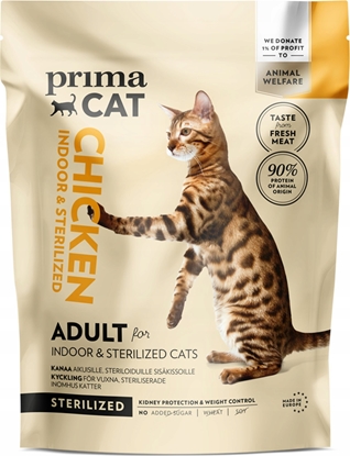 Attēls no Prima CAT FOOD CHICKEN STERILIZED ADULT 4 KG