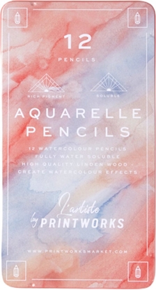 Picture of Printworks Printworks Color Pencils Aquarelle 12 pcs