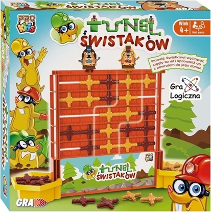 Изображение Pro Kids Gra logiczna Tunel wistaków