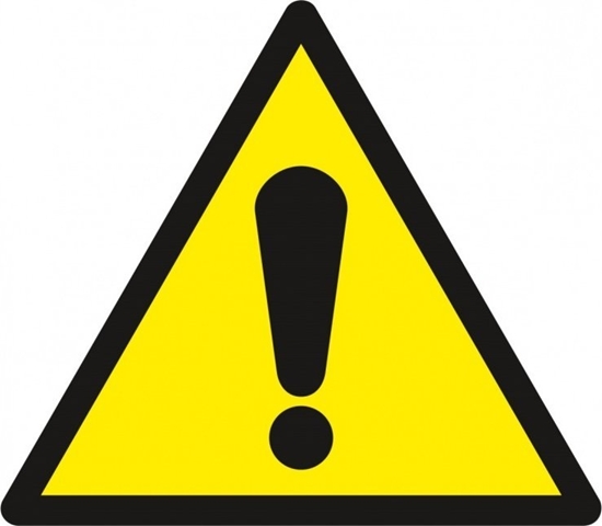 Picture of PROCERA Znak TDC, Ogólny znak ostrzegawczy