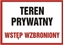 Picture of PROCERA Znak TDC, Teren prywatny wstp wzbroniony