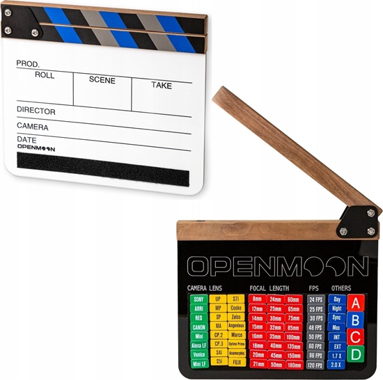 Picture of Prof Klaps Filmowy Studyjny Do Filmu Biay Na Pisaki + 68x Znaczniki Magnes / Tpb04