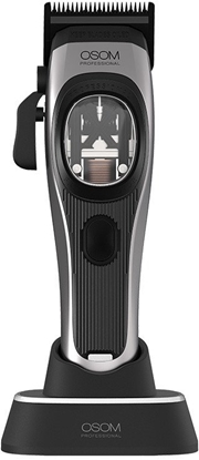 Picture of Profesionali plauk kirpimo mainl OSOM Professional PRIME Cordless Hair Clipper OSOMP01GR, pilkos spalvos