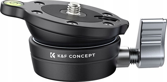 Picture of Profesjonalna Gowica Kulowa Video 10kg K&F LB-60 Aluminium + Poziomica / KF31.102