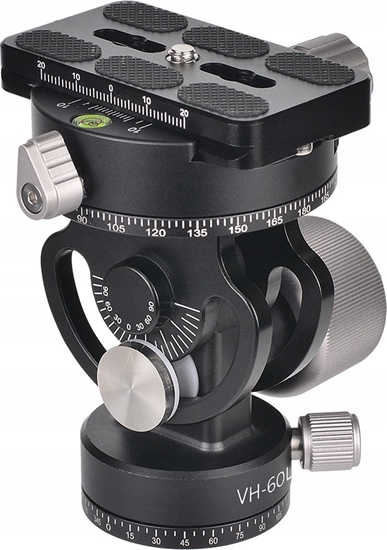 Picture of Profesjonalna Gowica Panoramiczna 10kg K&F VH-60L Aluminium 3x Podziaka / KF31.103