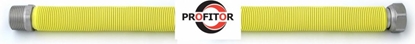 Изображение PROFITOR Przewód ze stali nierdzewnej do gazu Emipiu GW - GZ 3/4" - 3/4" 12 - 21cm (802004)