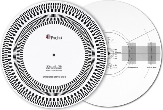 Изображение Pro-Ject Audio Systems Szablon Pro-Ject Strobe it + dysk stroboskopowy