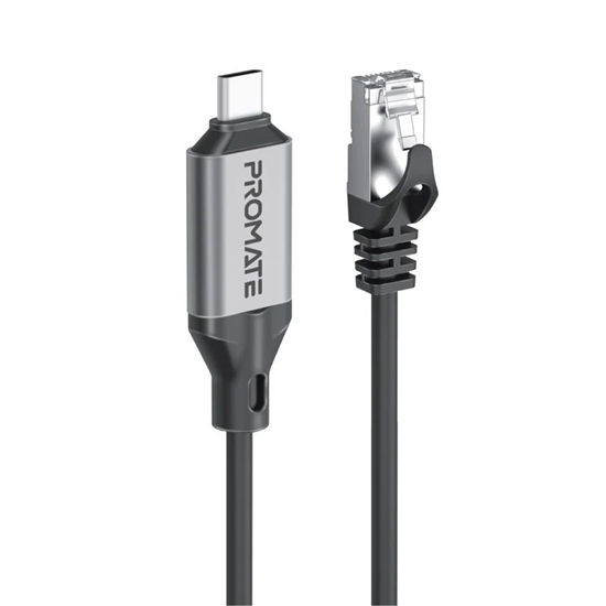 Picture of Promate CLink-RJ45 Cable USB-C to Ethernet 10/100/1000Mbps / 5m