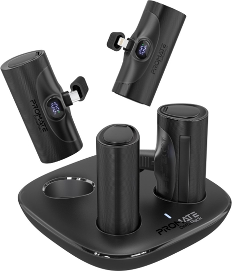 Picture of Promate DeltaPack Battery Set 4x 5000mAh / USB-C PD 20W / Lightning