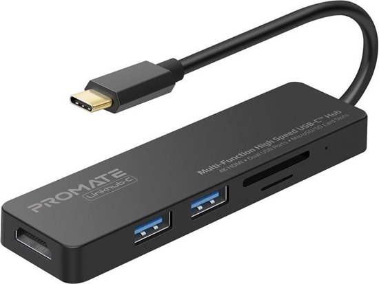 Picture of PROMATE LinkHub-C USB-C to HDMI 4K / 2X USB 3.0 / SD