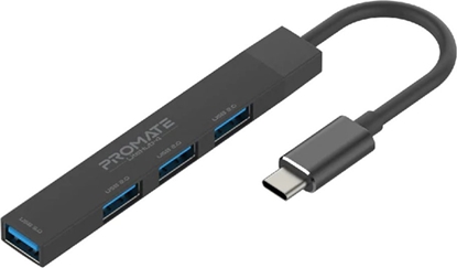 Picture of PROMATE LiteHub-4 USB-C Hub 3x USB 2.0 / 1x USB 3.0