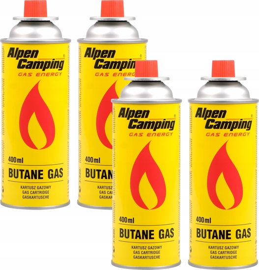 Изображение Promis Kartusz 400 ml ALPEN CAMPING /4 x 400ml/ KARTUSZ4 PROMIS